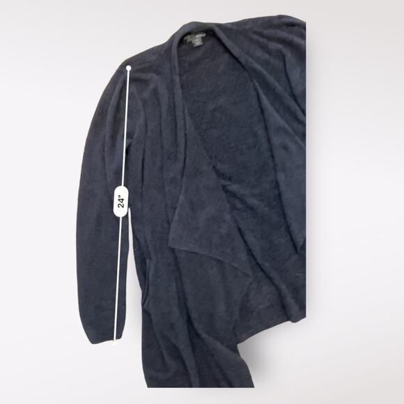 Barefoot Dreams Navy Blue CozyChic Lite Island Wrap Size L/XL - Picture 7 of 10